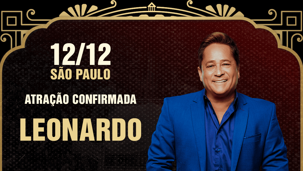 Leonardo é confirmado no Buteco São Paulo