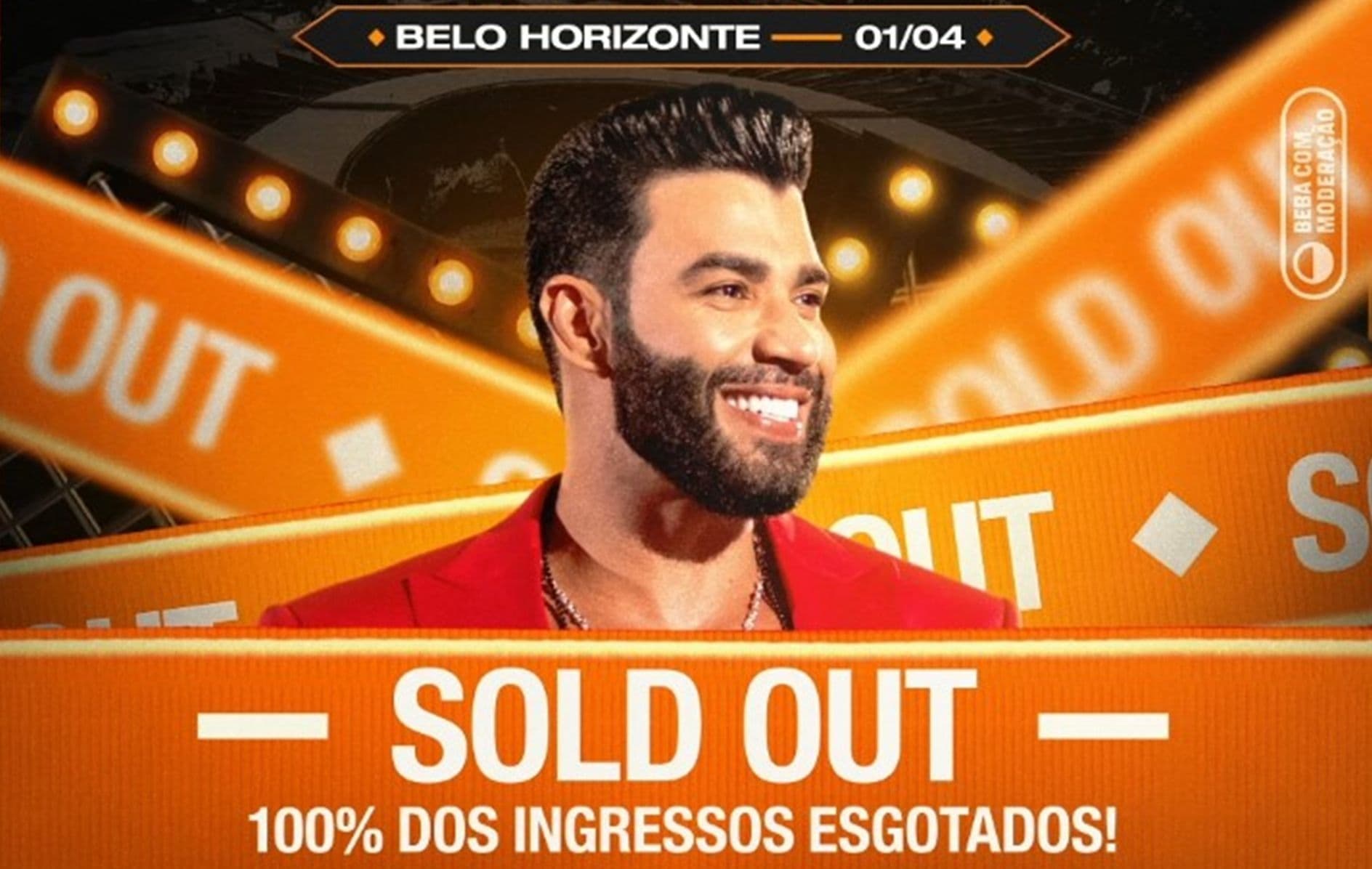 INGRESSOS 100% ESGOTADOS, BELO HORIZONTE!